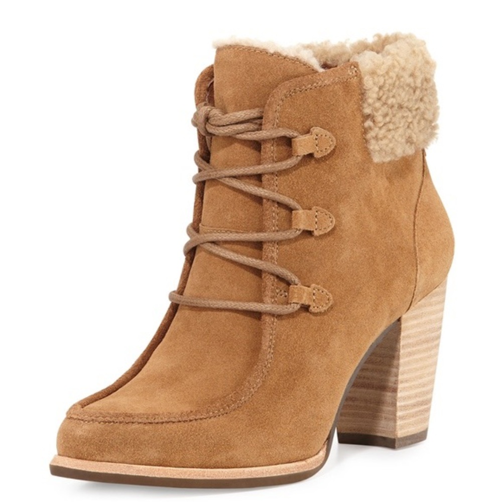 Women's Brown Ugg® Australia Analise Lace Up Booties